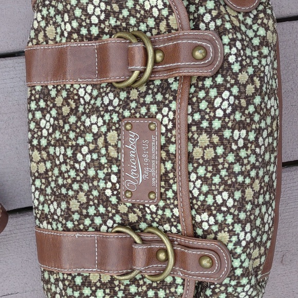 ๐VINTAGE๐ UNIONBAY Ditsy Floral Corduroy Fabric Shoulder Bag - Picture 3 of 16